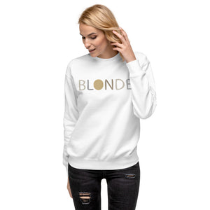 Unisex Fleece Pullover Blonde