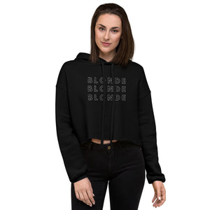 Women's Crop Hoodie Blonde(3)