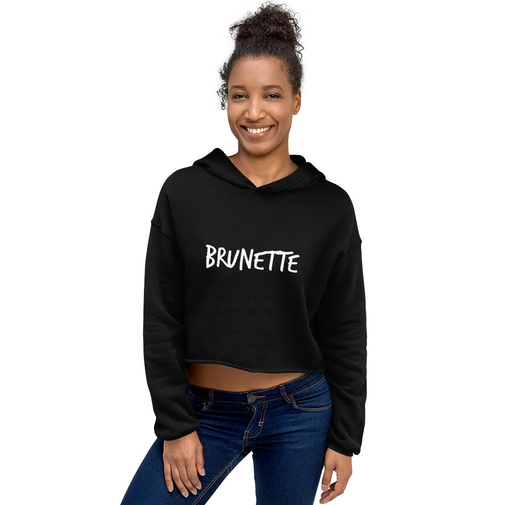Women's Crop Hoodie Brunette