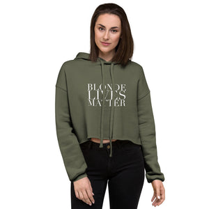 Woman’s Crop Hoodie BLM