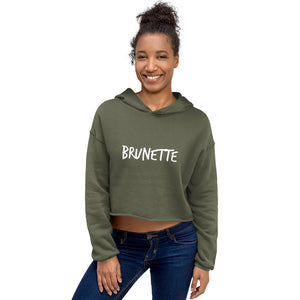 Women's Crop Hoodie Brunette