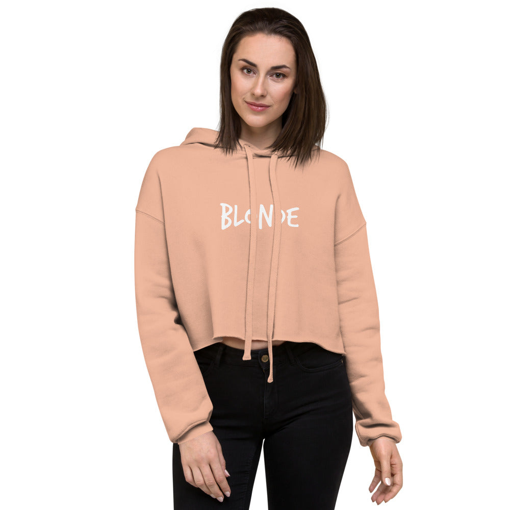 Women's Crop Hoodie Blonde