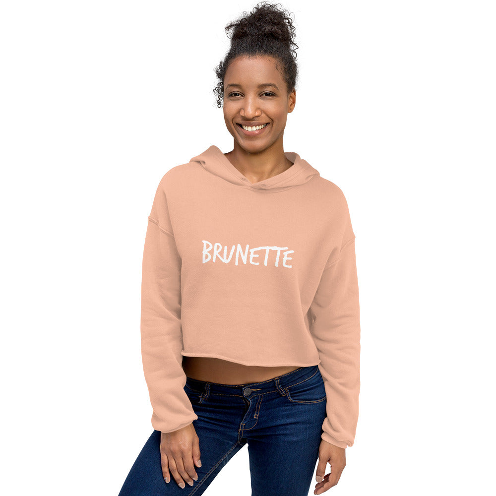 Women's Crop Hoodie Brunette