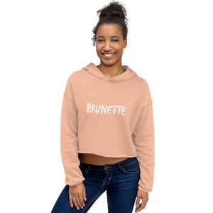 Women's Crop Hoodie Brunette