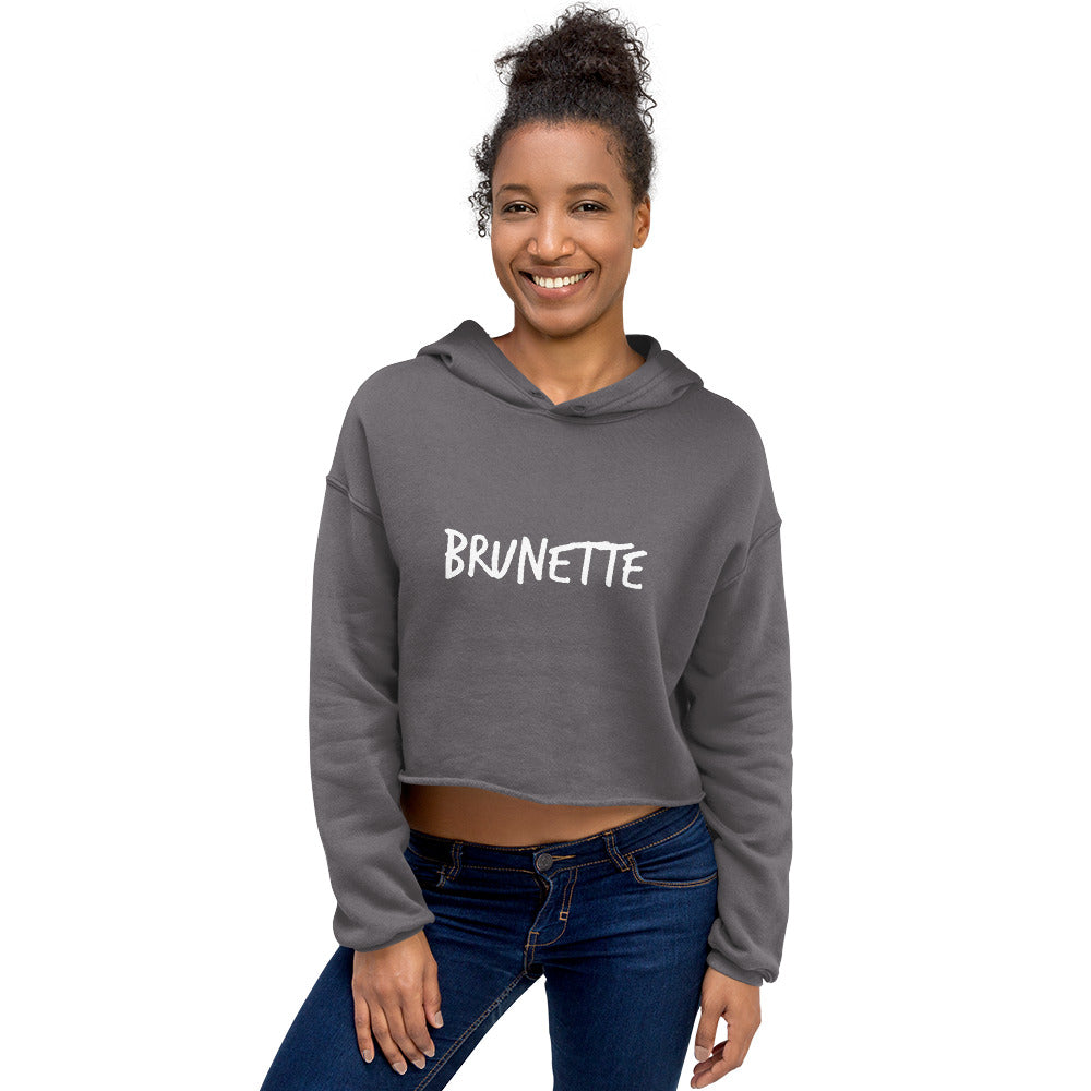 Women's Crop Hoodie Brunette