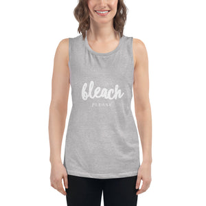 Woman’s Muscle Tank Bleach Please