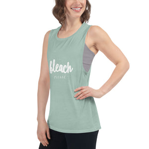 Woman’s Muscle Tank Bleach Please