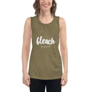 Woman’s Muscle Tank Bleach Please