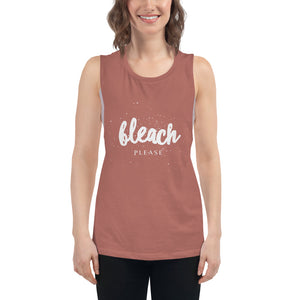Woman’s Muscle Tank Bleach Please
