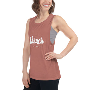 Woman’s Muscle Tank Bleach Please